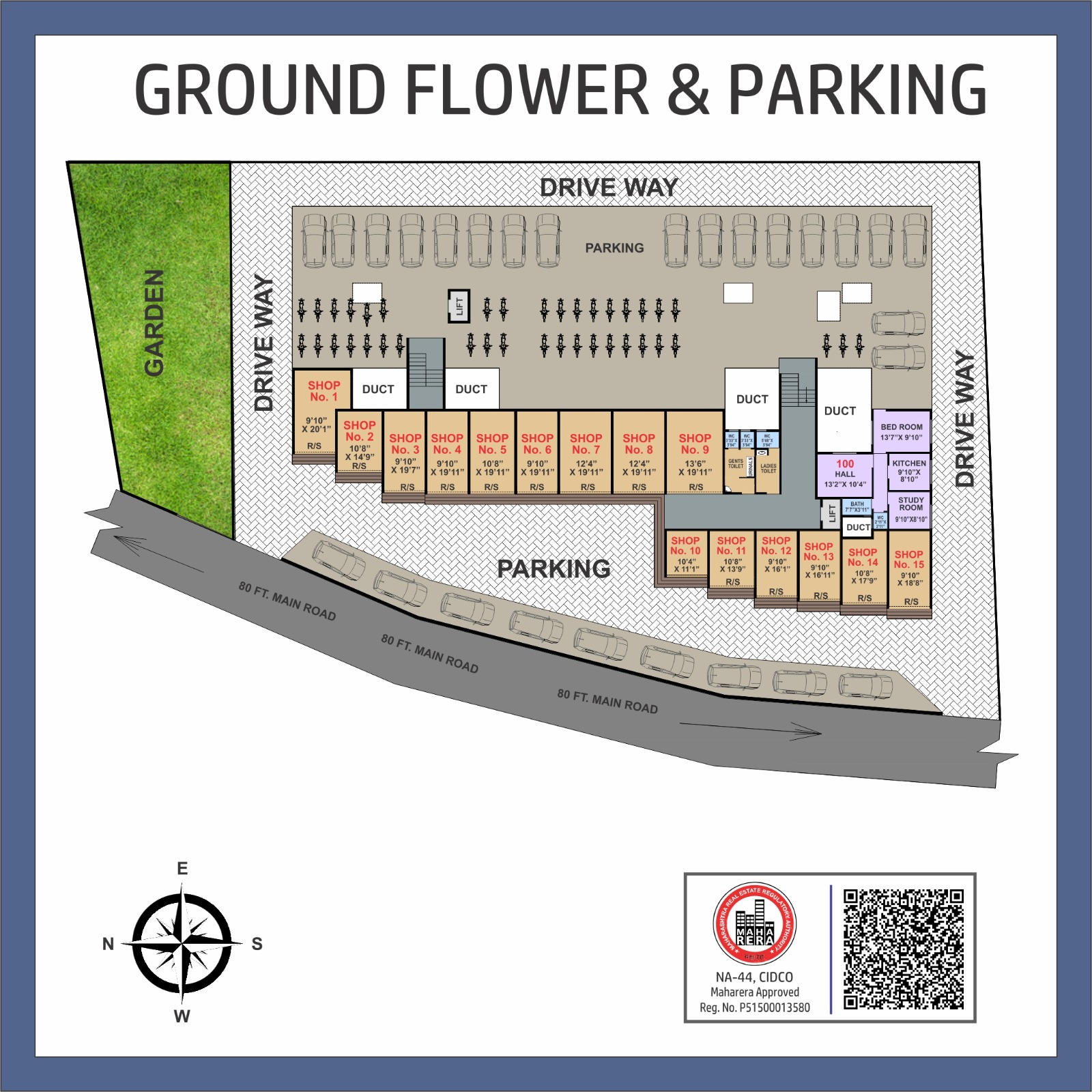 Ground Floor & Parking Plan